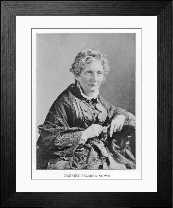 Framed Print : Harriet Beecher Stowe Framed Print : Harriet Beecher Stowe