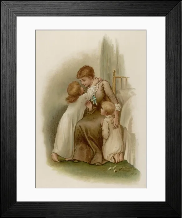 Framed Print : G night Kiss / Among Daisy Framed Print : G night Kiss / Among Daisy