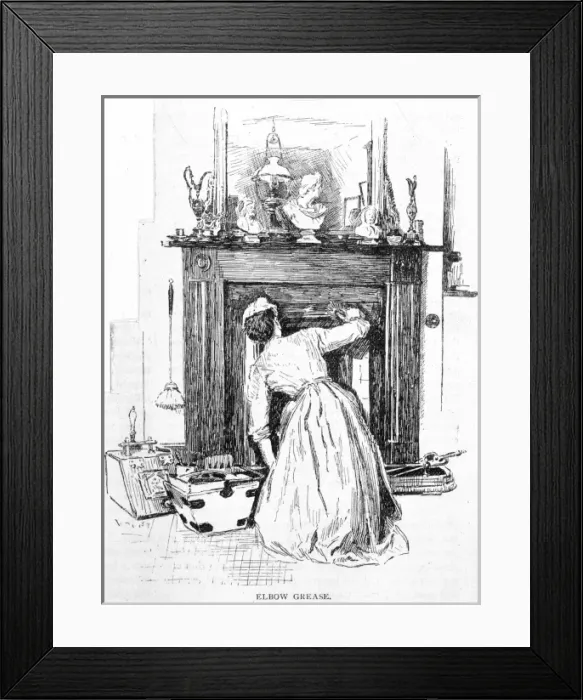 Framed Print : Household / Cleaning Framed Print : Household / Cleaning