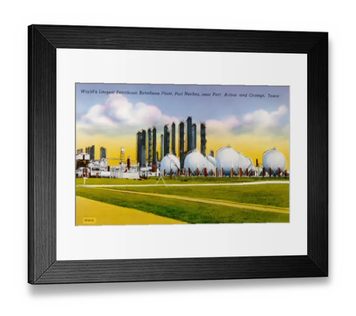 Framed Print : Oil / Texas Framed Print : Oil / Texas