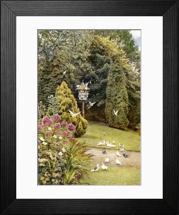 Framed Print : Stonelands Garden 1908 Framed Print : Stonelands Garden 1908