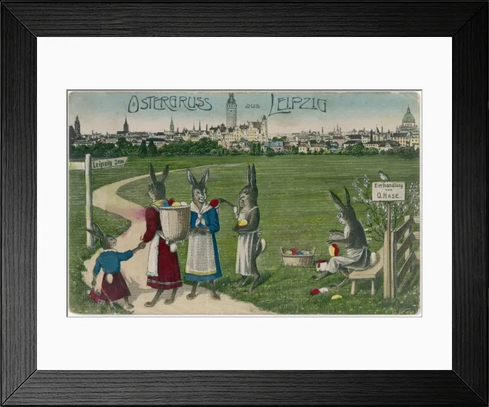 Framed Print : Greetings from Leipzig Framed Print : Greetings from Leipzig