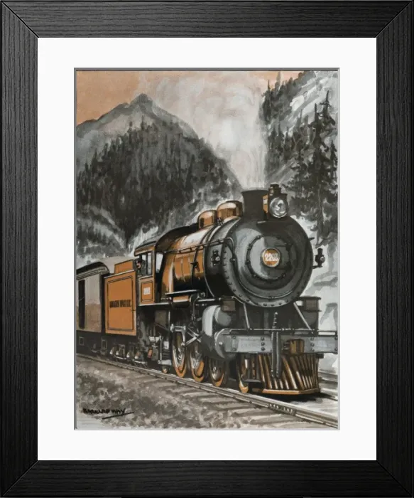 Framed Print : Chicago Transcontinental Framed Print : Chicago Transcontinental