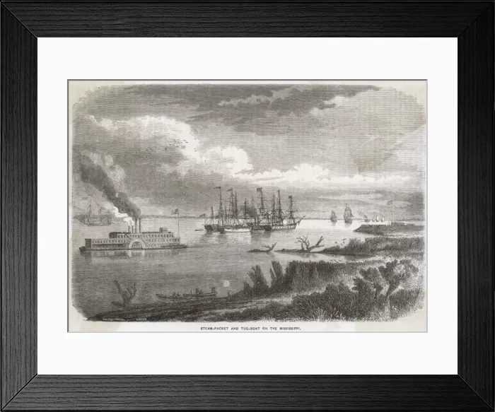 Framed Print : USA / Mississippi River Framed Print : USA / Mississippi River