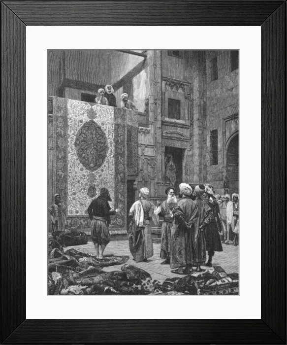 Framed Print : Arab Carpet Merchant Framed Print : Arab Carpet Merchant