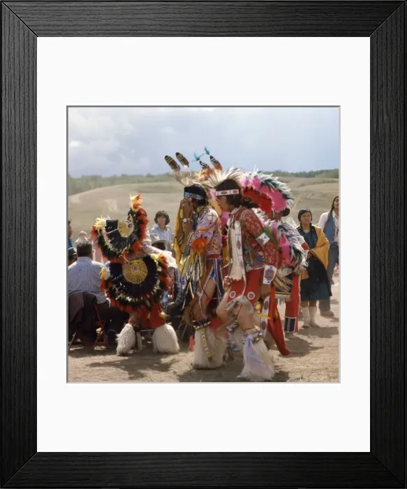 Framed Print : Blackfoot Dance 1982 Framed Print : Blackfoot Dance 1982