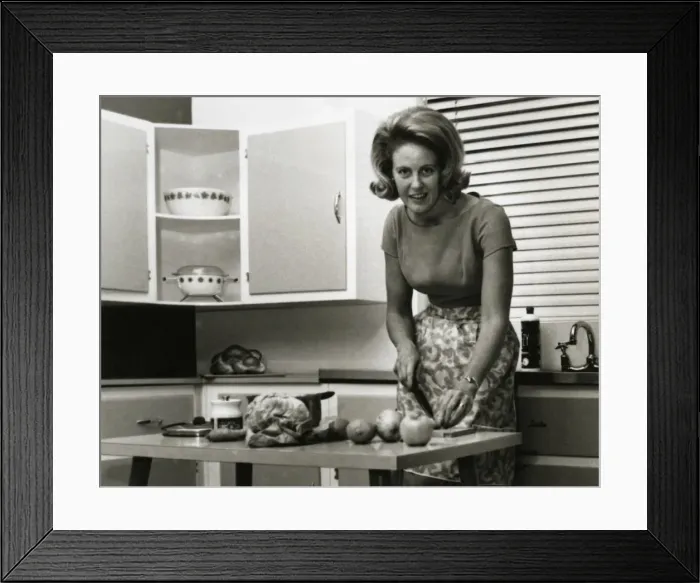 Framed Print : Chopping Vegetabels Framed Print : Chopping Vegetabels