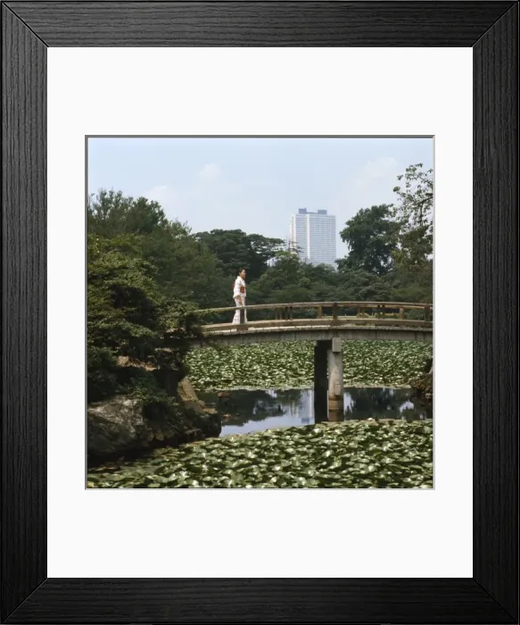 Framed Print : Japan  /  Honshu Bridge 1976