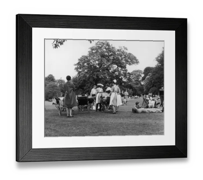 Framed Print : Sunny Park Scene Framed Print : Sunny Park Scene