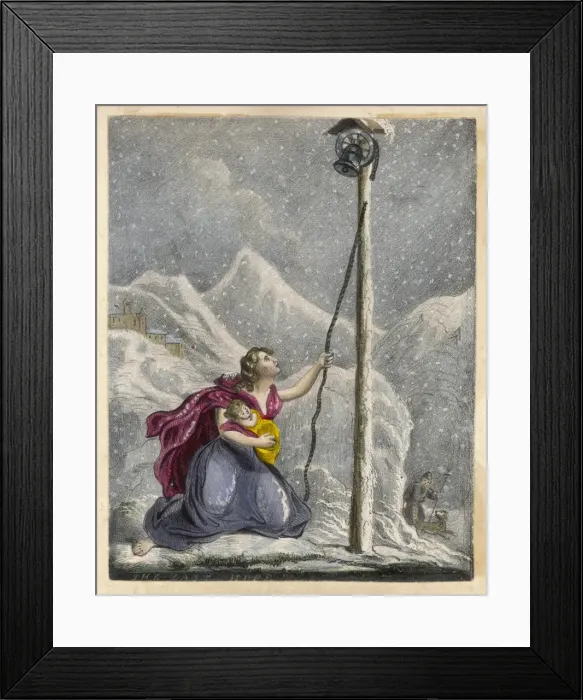 Framed Print : Lost on St Bernard Pass Framed Print : Lost on St Bernard Pass
