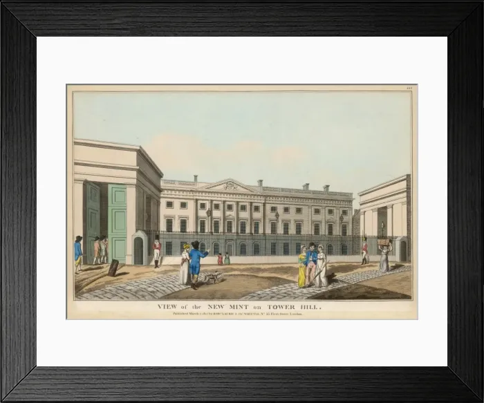Framed Print : The Mint in 1812 Framed Print : The Mint in 1812