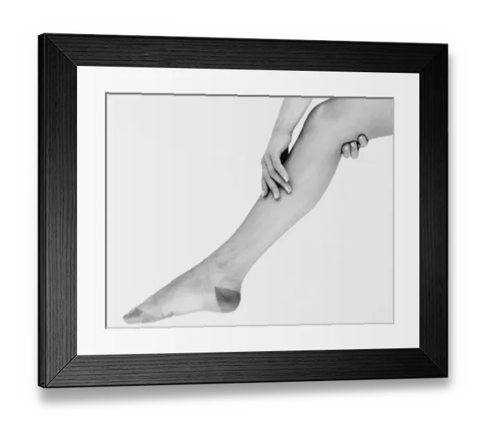 Framed Print : Leg with Tights On Framed Print : Leg with Tights On