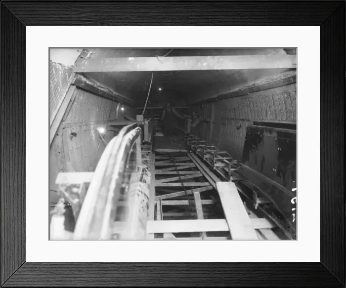 Framed Print : Making Escalators 1930S Framed Print : Making Escalators 1930S