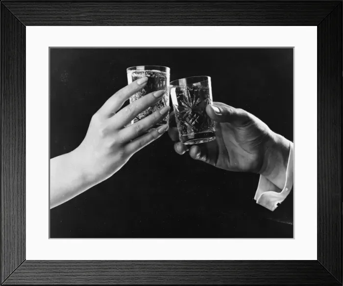 Framed Print : Raising Glasses Framed Print : Raising Glasses