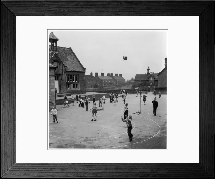 Framed Print : Playground / Pilsey School Framed Print : Playground / Pilsey School