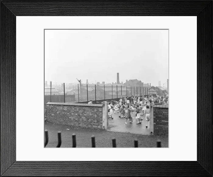 Framed Print : Playground / Stoke School Framed Print : Playground / Stoke School