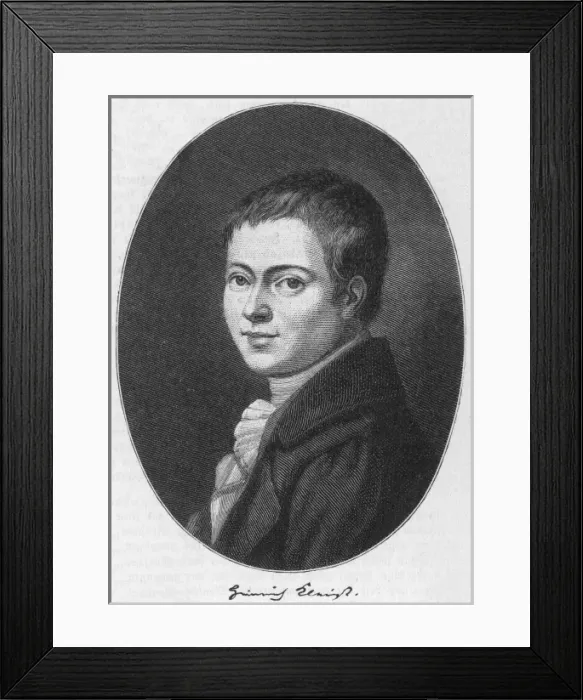 Framed Print : Heinrich V Kleist / Kruger Framed Print : Heinrich V Kleist / Kruger