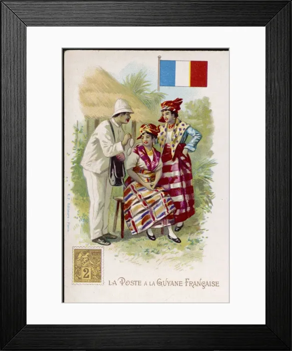 Framed Print : Postman of French Guyana Framed Print : Postman of French Guyana