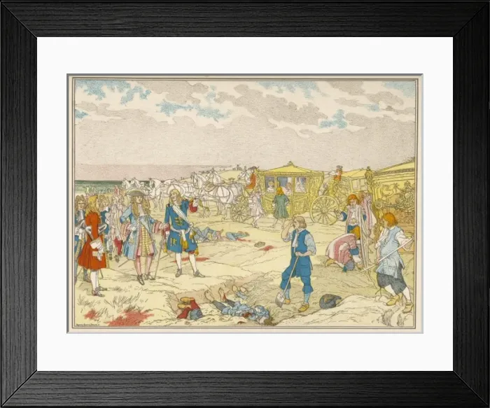 Framed Print : Louis XIV at Les Dunes Framed Print : Louis XIV at Les Dunes