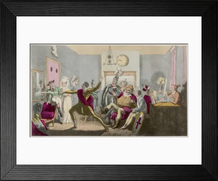 Framed Print : Egan / Actors in Green Rm Framed Print : Egan / Actors in Green Rm