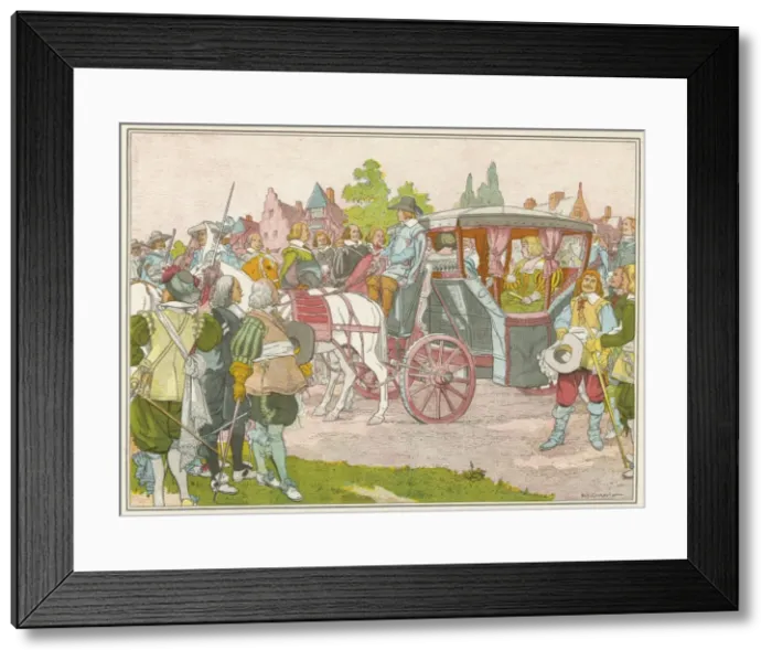 Framed Print : Marie De Medicis / 1638 Framed Print : Marie De Medicis / 1638