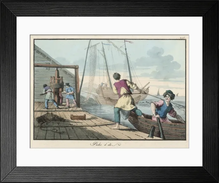 Framed Print : Russian Fishermen Framed Print : Russian Fishermen