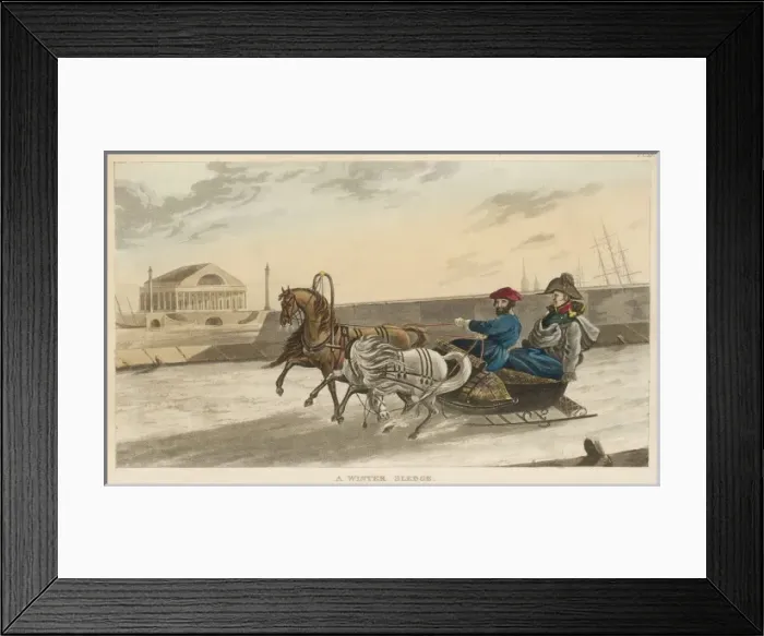 Framed Print : Russian Sleigh Framed Print : Russian Sleigh