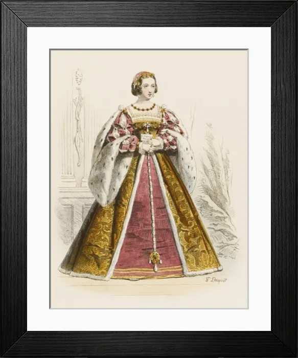 Framed Print : Eleonore D autriche Framed Print : Eleonore D autriche