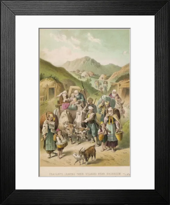 Framed Print : Turkish Refugees Framed Print : Turkish Refugees