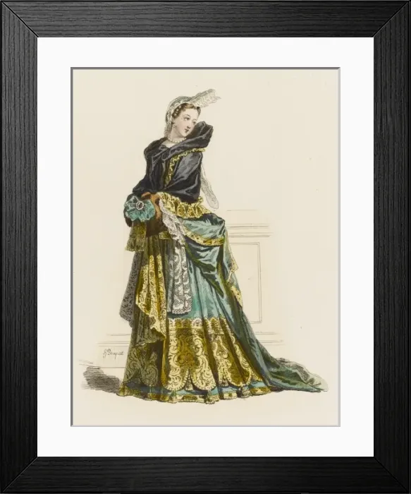 Framed Print : French Lady of Quality Framed Print : French Lady of Quality