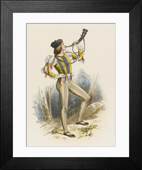 Framed Print : French Page Framed Print : French Page