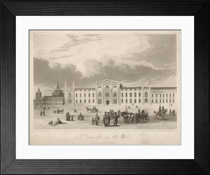 Framed Print : Russian Synod Printing Framed Print : Russian Synod Printing