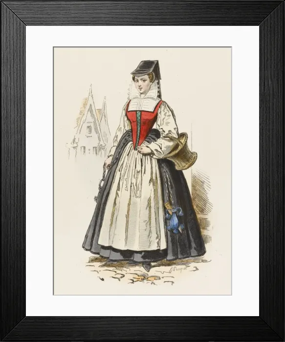 Framed Print : French Housekeeper Framed Print : French Housekeeper