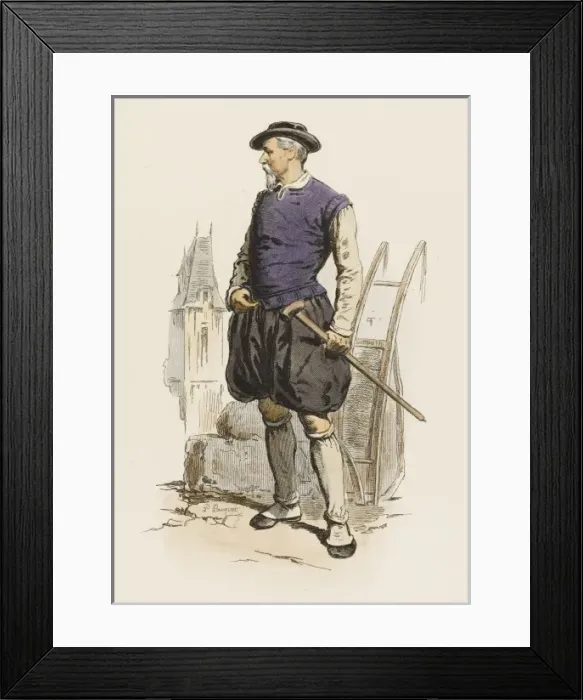 Framed Print : French Porter Framed Print : French Porter