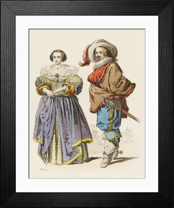 Framed Print : Nobles of Lorraine