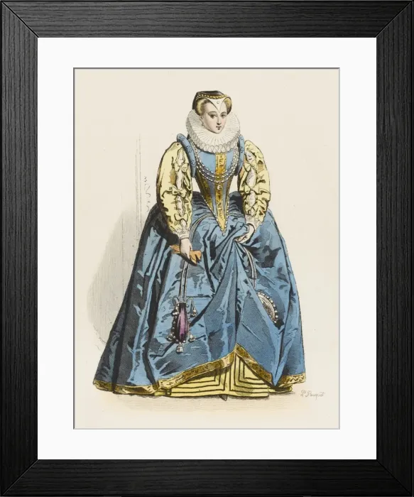 Framed Print : French Demoiselle Framed Print : French Demoiselle