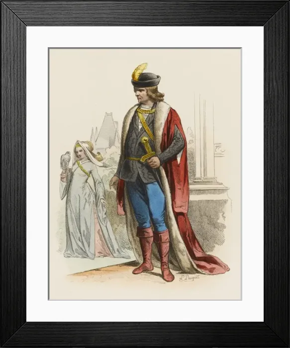 Framed Print : French Baron, Baroness Framed Print : French Baron, Baroness