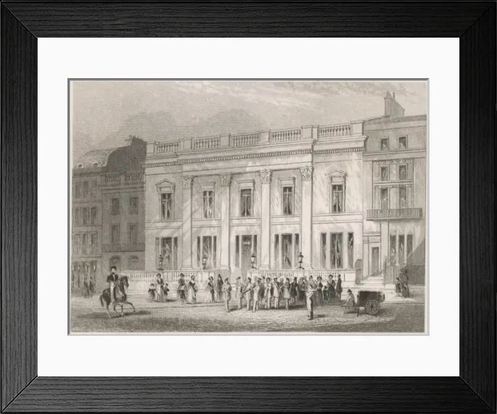 Framed Print : Gambling / Crockford s Framed Print : Gambling / Crockford s