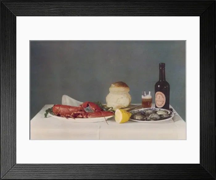 Framed Print : Lobster, Oysters & Ale Framed Print : Lobster, Oysters & Ale