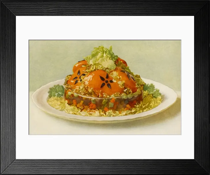 Framed Print : Chaudfroid of Veal Framed Print : Chaudfroid of Veal