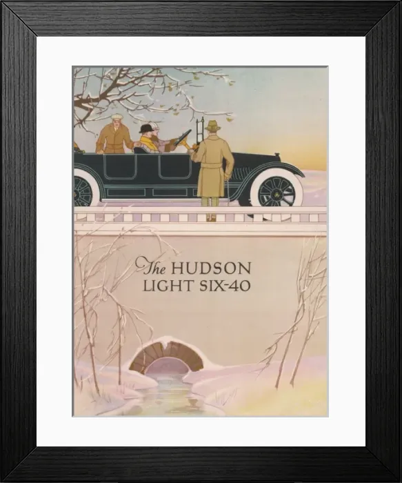 Framed Print : Hudson Light Six 40 USA Framed Print : Hudson Light Six 40 USA