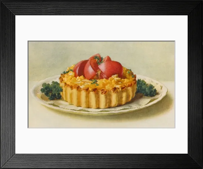 Framed Print : Kidney Flan Framed Print : Kidney Flan