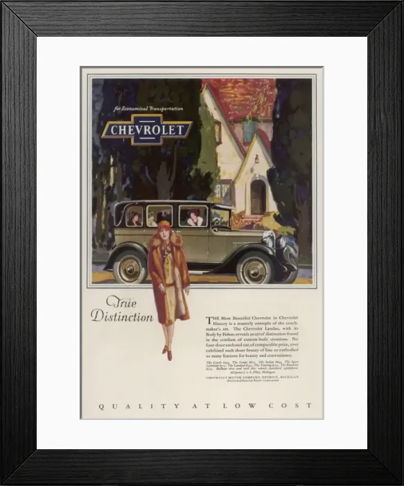 Framed Print : Chevrolet Landau Framed Print : Chevrolet Landau