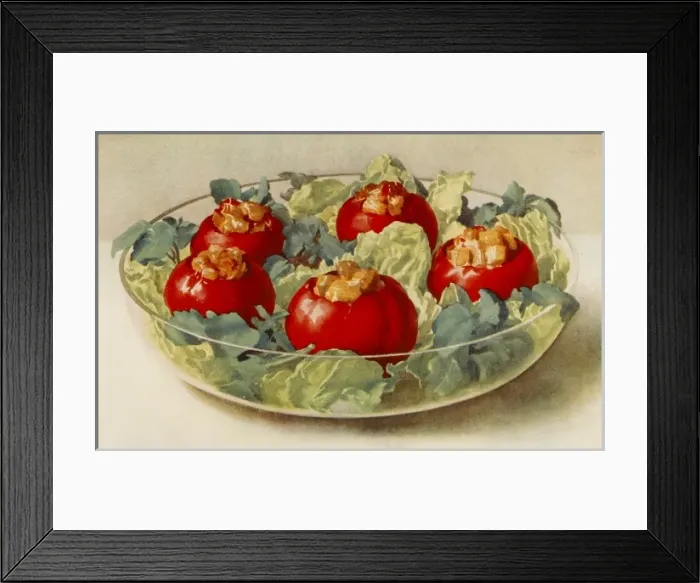 Framed Print : Tomato Salad a L america Framed Print : Tomato Salad a L america