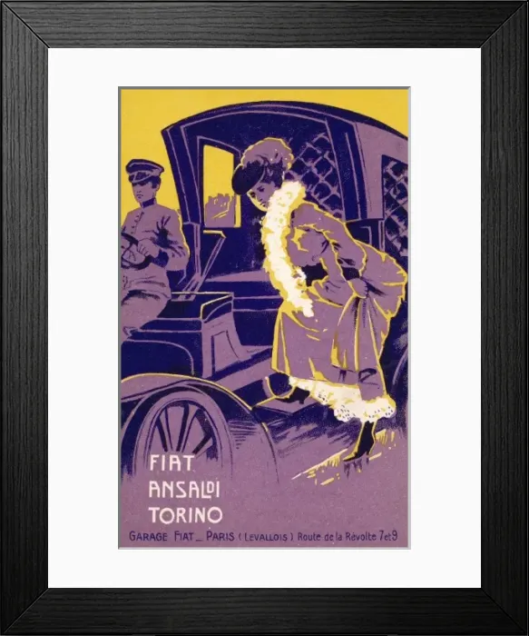 Framed Print : Fiat Ansaldi 1903 Framed Print : Fiat Ansaldi 1903