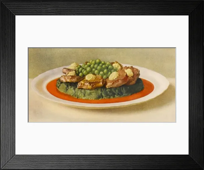 Framed Print : Noisettes of Lamb Framed Print : Noisettes of Lamb