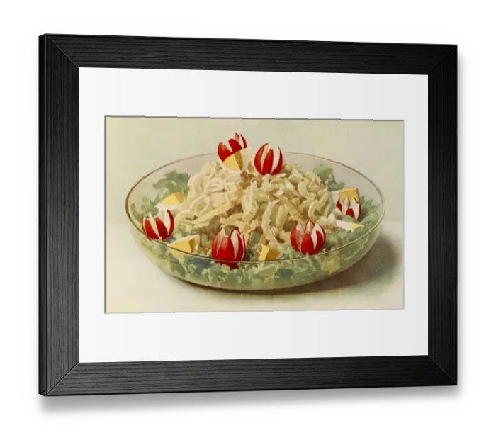 Framed Print : Celery Salad with Nuts Framed Print : Celery Salad with Nuts