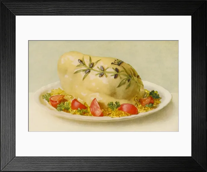 Framed Print : Game Chaudfroid Framed Print : Game Chaudfroid