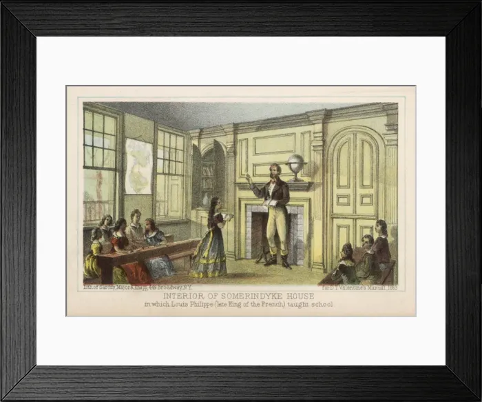 Framed Print : Louis Philippe Teaches Framed Print : Louis Philippe Teaches