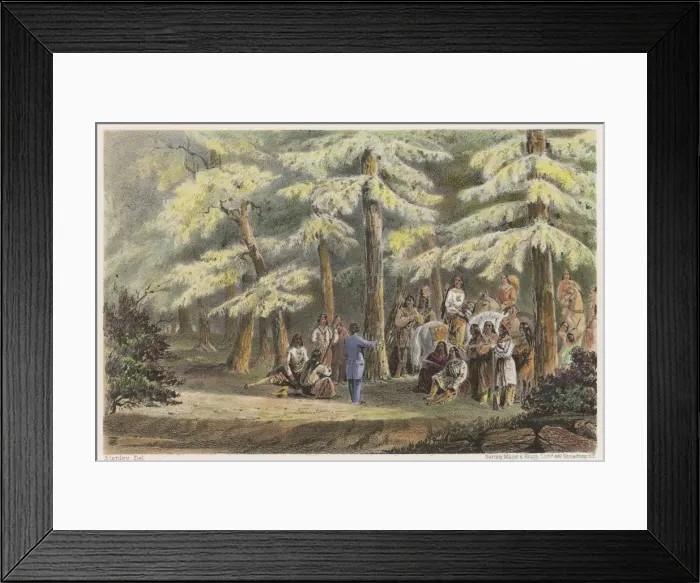 Framed Print : Meeting Nez Perces Framed Print : Meeting Nez Perces